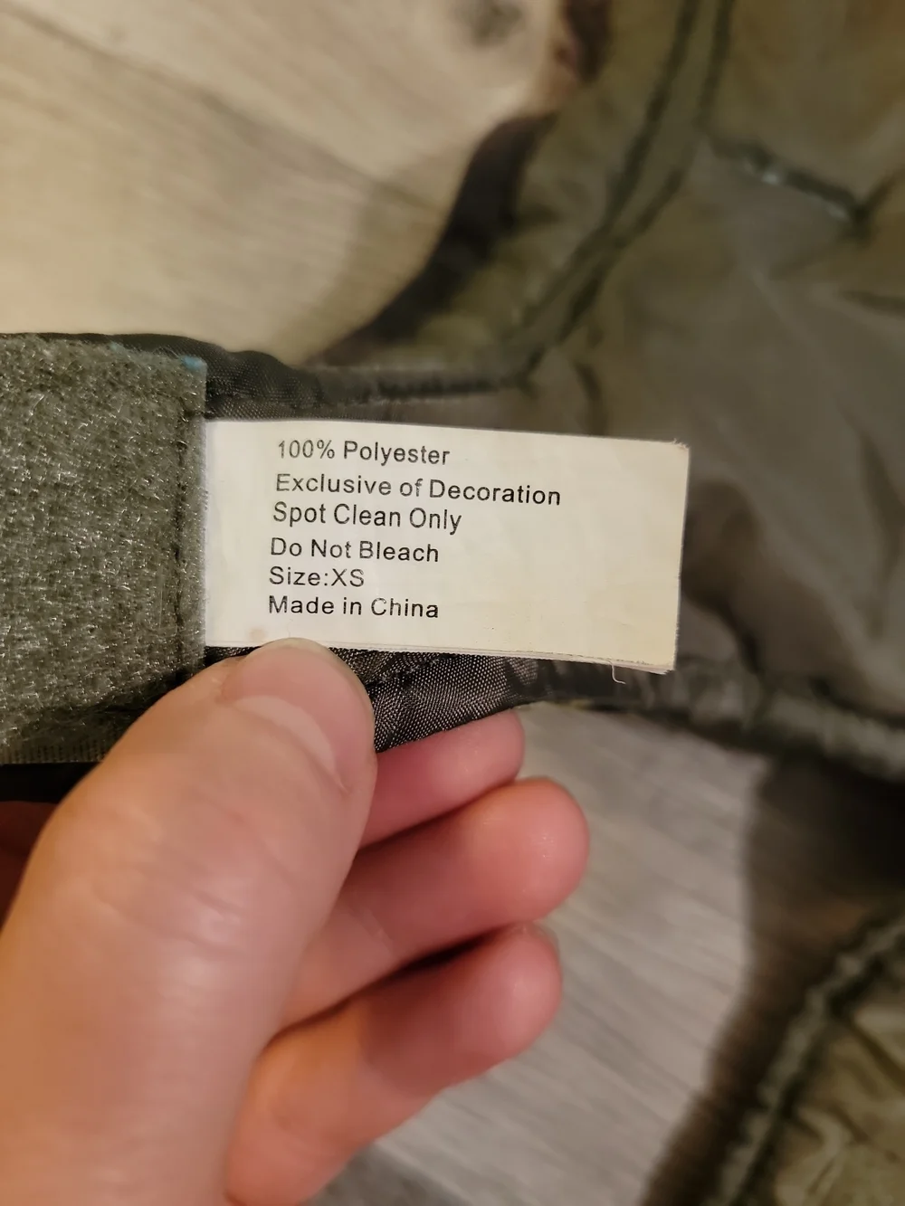 Mossy Oak Insulated Dog Jacket - Olive Green with Camo XS